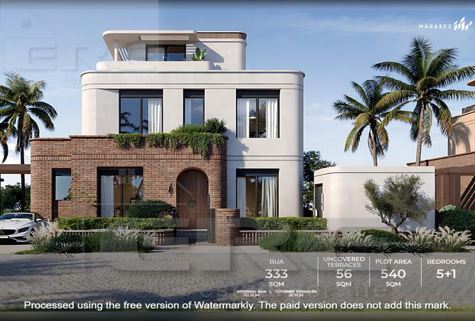 Villa - 6 Bedrooms - 7 Bathrooms for sale in District 5 - 5th Settlement Compounds - The 5th Settlement - New Cairo City - Cairo