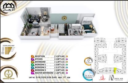 Apartment - 3 Bedrooms - 2 Bathrooms for sale in The Grand Resort - Hurghada Resorts - Hurghada - Red Sea