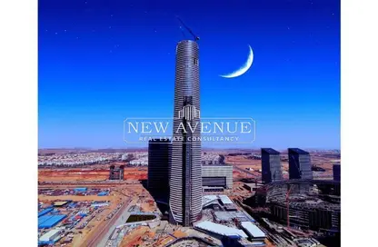 Office Space - Studio - 1 Bathroom for sale in 6ixty iconic tower - Financial District - New Capital City - Cairo