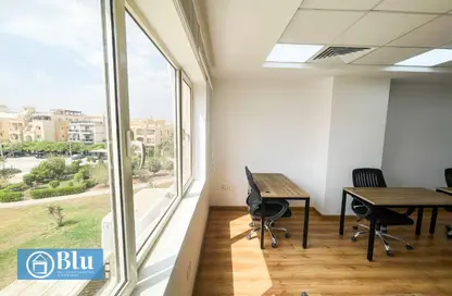 Office Space - Studio - 1 Bathroom for rent in El Diplomaseen - The 5th Settlement - New Cairo City - Cairo