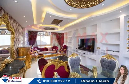 Apartment - 1 Bedroom - 1 Bathroom for sale in Al Geish Road - El Mandara - Hay Than El Montazah - Alexandria