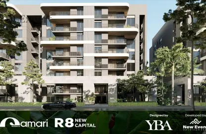 Apartment - 4 Bedrooms - 3 Bathrooms for sale in Qamary - R8 - New Capital City - Cairo