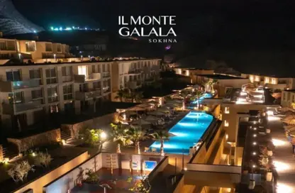 Hotel Apartment - 1 Bedroom - 1 Bathroom for sale in IL Monte Galala - Al Ain Al Sokhna - Suez