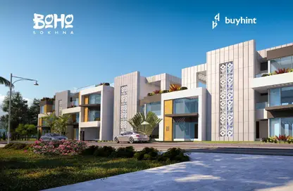 Apartment - 2 Bedrooms - 2 Bathrooms for sale in Boho - Al Ain Al Sokhna - Suez