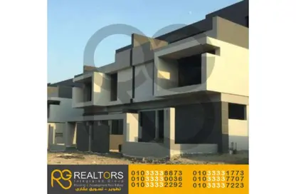 Twin House - 4 Bedrooms - 4 Bathrooms for rent in Patio Al Zahraa - Sheikh Zayed Compounds - Sheikh Zayed City - Giza