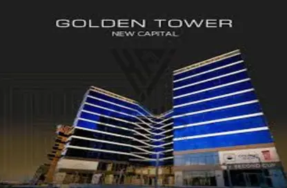 Office Space - Studio - 1 Bathroom for sale in Golden Tower - Downtown Area - New Capital City - Cairo