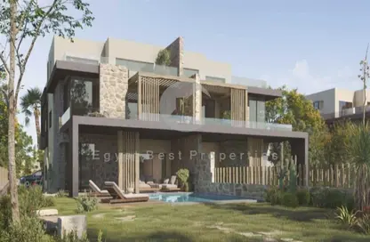 Chalet - 4 Bedrooms - 4 Bathrooms for sale in Marsa Baghush - Qesm Marsa Matrouh - North Coast