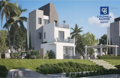 Twin House - 4 Bedrooms - 4 Bathrooms for sale in Rivers - New Zayed City - Sheikh Zayed City - Giza