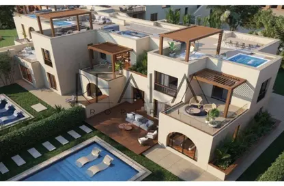 Twin House - 3 Bedrooms - 4 Bathrooms for sale in Makadi Orascom Resort - Makadi - Hurghada - Red Sea