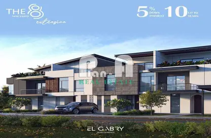 Townhouse - 4 Bedrooms - 4 Bathrooms for sale in The 8 - New Zayed City - Sheikh Zayed City - Giza