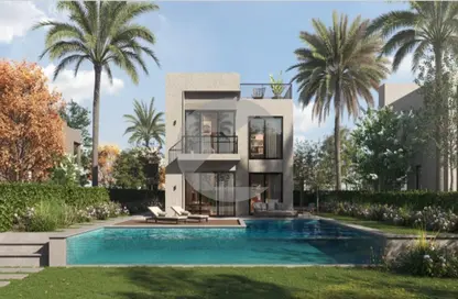 Twin House - 4 Bedrooms - 3 Bathrooms for sale in O West - 6 October Compounds - 6 October City - Giza