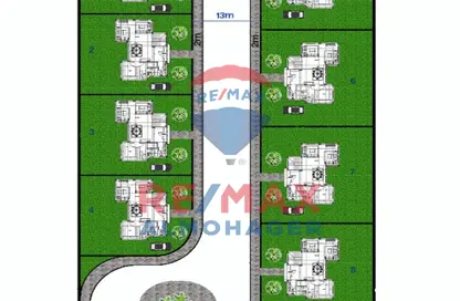 Land - Studio for sale in Hood 20 Side St. - Green Belt - 6 October City - Giza