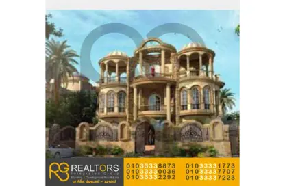 Villa - 7+ Bedrooms - 7+ Bathrooms for sale in Al Feda Gardens - Sheikh Zayed Compounds - Sheikh Zayed City - Giza