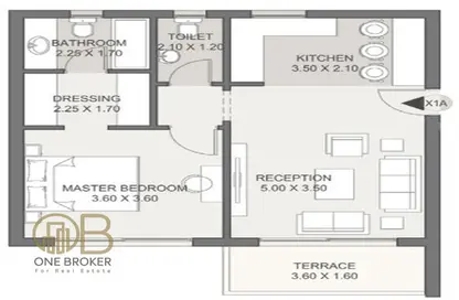 Apartment - 1 Bedroom - 2 Bathrooms for sale in Sarai - Mostakbal City Compounds - Mostakbal City - Future City - Cairo