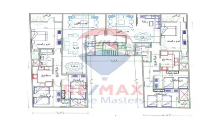 Apartment - 3 Bedrooms - 2 Bathrooms for sale in Al Gamaa District - Al Mansoura - Al Daqahlya