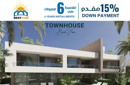 Townhouse - 5 Bedrooms - 5 Bathrooms for sale in il Bayou - Sahl Hasheesh - Hurghada - Red Sea