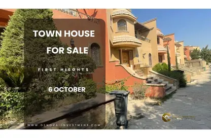 Townhouse - 3 Bedrooms - 5 Bathrooms for sale in First Heights - 26th of July Corridor - 6 October City - Giza