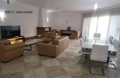 Apartment - 4 Bedrooms - 6 Bathrooms for rent in Sarayat Al Maadi - Hay El Maadi - Cairo