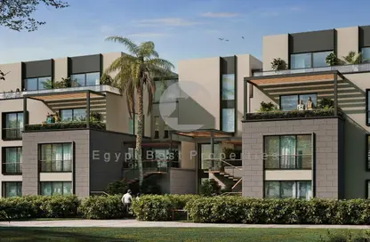 Apartment - 1 Bedroom - 2 Bathrooms for sale in Garden Lakes - 6 October Compounds - 6 October City - Giza