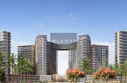 Apartment - 1 Bedroom - 1 Bathroom for sale in Park Side Residence - Zed Towers - Sheikh Zayed Compounds - Sheikh Zayed City - Giza