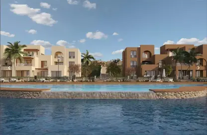 Chalet - 2 Bedrooms - 3 Bathrooms for sale in Makadi Beach - Makadi - Hurghada - Red Sea