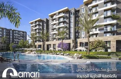 Apartment - 3 Bedrooms - 3 Bathrooms for sale in Qamary - R8 - New Capital City - Cairo