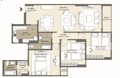 Apartment - 3 Bedrooms - 2 Bathrooms for sale in Smouha Square - Smouha - Hay Sharq - Alexandria