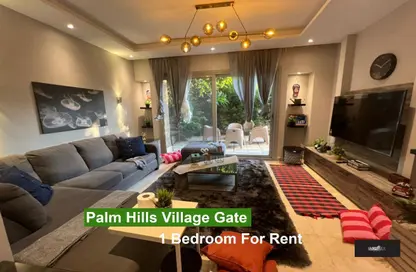 Apartment - 1 Bathroom for rent in Palm Hills Village Gate - South Investors Area - New Cairo City - Cairo