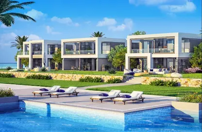 Chalet - 3 Bedrooms - 3 Bathrooms for sale in Naia bay - Ras Al Hekma - North Coast