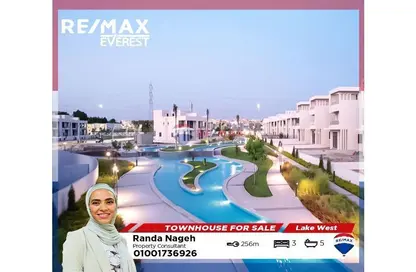 Townhouse - 3 Bedrooms - 4 Bathrooms for sale in Lake West 2 - Sheikh Zayed Compounds - Sheikh Zayed City - Giza