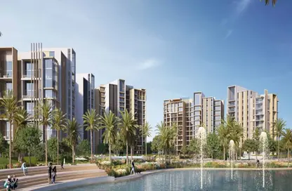 Apartment - 2 Bedrooms - 2 Bathrooms for sale in Village Views - Zed Towers - Sheikh Zayed Compounds - Sheikh Zayed City - Giza