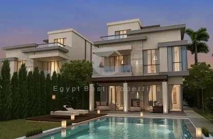 Townhouse - 4 Bedrooms - 4 Bathrooms for sale in Naia West - Sheikh Zayed Compounds - Sheikh Zayed City - Giza