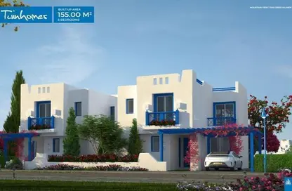 Twin House - 3 Bedrooms - 3 Bathrooms for sale in Mountain View - Ras Al Hekma - North Coast