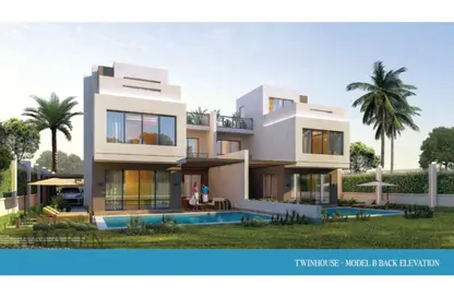 Twin House - 4 Bedrooms - 4 Bathrooms for sale in Hood 1 St. - Green Belt - 6 October City - Giza