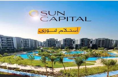Apartment - 4 Bedrooms - 4 Bathrooms for sale in Sun Capital - Fayoum Desert road - 6 October City - Giza