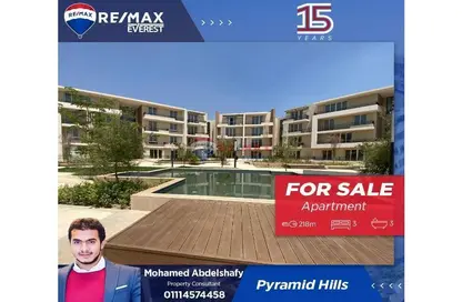 Apartment - 3 Bedrooms - 3 Bathrooms for sale in Pyramids Hills - Cairo Alexandria Desert Road - 6 October City - Giza