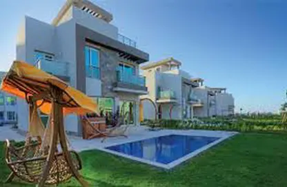 Chalet - 2 Bedrooms - 2 Bathrooms for sale in Aroma Residence - Al Ain Al Sokhna - Suez