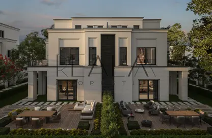 Twin House - 4 Bedrooms - 4 Bathrooms for sale in Solana - New Zayed City - Sheikh Zayed City - Giza