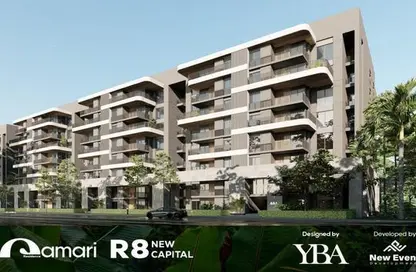 Apartment - 3 Bedrooms - 3 Bathrooms for sale in Qamary - R8 - New Capital City - Cairo