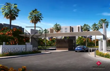 Apartment - 4 Bedrooms - 3 Bathrooms for sale in Capital Gardens   Palm Hills - Mostakbal City Compounds - Mostakbal City - Future City - Cairo