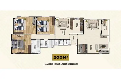 شقة - 3 غرف نوم - 3 حمامات للبيع في اللوتس الجديدة - التجمع الخامس - مدينة القاهرة الجديدة - القاهرة