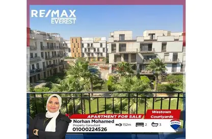 Apartment - 2 Bedrooms - 3 Bathrooms for sale in The Courtyards - Sheikh Zayed Compounds - Sheikh Zayed City - Giza