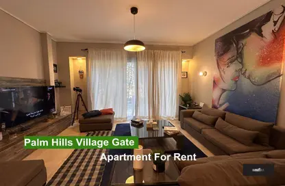 Apartment - 1 Bathroom for rent in Palm Hills Village Gate - South Investors Area - New Cairo City - Cairo