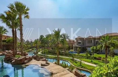 Villa - 5 Bedrooms - 5 Bathrooms for sale in Swan Lake - The 1st Settlement - New Cairo City - Cairo