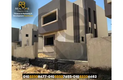 Twin House - 4 Bedrooms - 4 Bathrooms for sale in Zayed Greens Compound - New Zayed City - Sheikh Zayed City - Giza