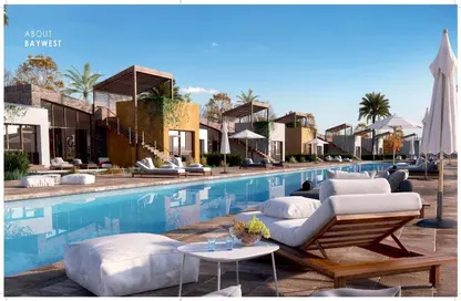 Chalet - 2 Bedrooms - 2 Bathrooms for sale in Marina Residence - Hurghada Resorts - Hurghada - Red Sea