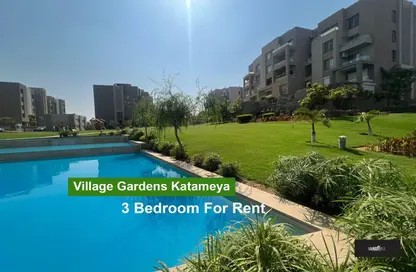 Apartment - 3 Bedrooms - 3 Bathrooms for rent in Village Gardens Katameya - 5th Settlement Compounds - The 5th Settlement - New Cairo City - Cairo