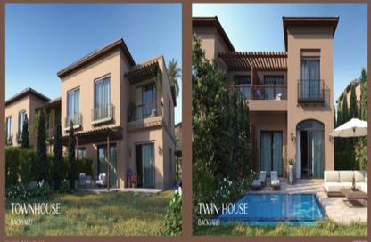 Twin House - 4 Bedrooms - 4 Bathrooms for sale in Village West - Sheikh Zayed Compounds - Sheikh Zayed City - Giza