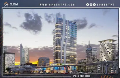 Office Space - Studio for sale in Moon Real Tower - New Capital Compounds - New Capital City - Cairo