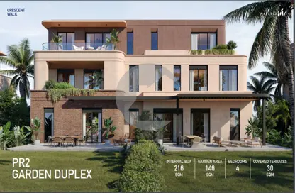 Duplex - 4 Bedrooms - 5 Bathrooms for sale in Zed East - 5th Settlement Compounds - The 5th Settlement - New Cairo City - Cairo